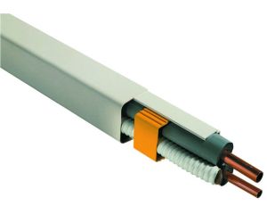 Goulotte T06 60x45 mm ivoire PVC rigide 2m
