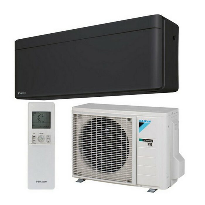 Climatiseur Mural Daikin Stylish Noir FTXA/CB + RXA/A8 Wi-Fi – 2,0 à 5,0 kW A+++ – Image 1