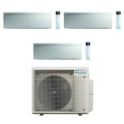 Pack Tri-Split Daikin Emura 3MXM68A9 20+20+50 Blanc R32
