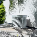 Cache climatisation en Aluminium Blanc - Design et protection – Image 2