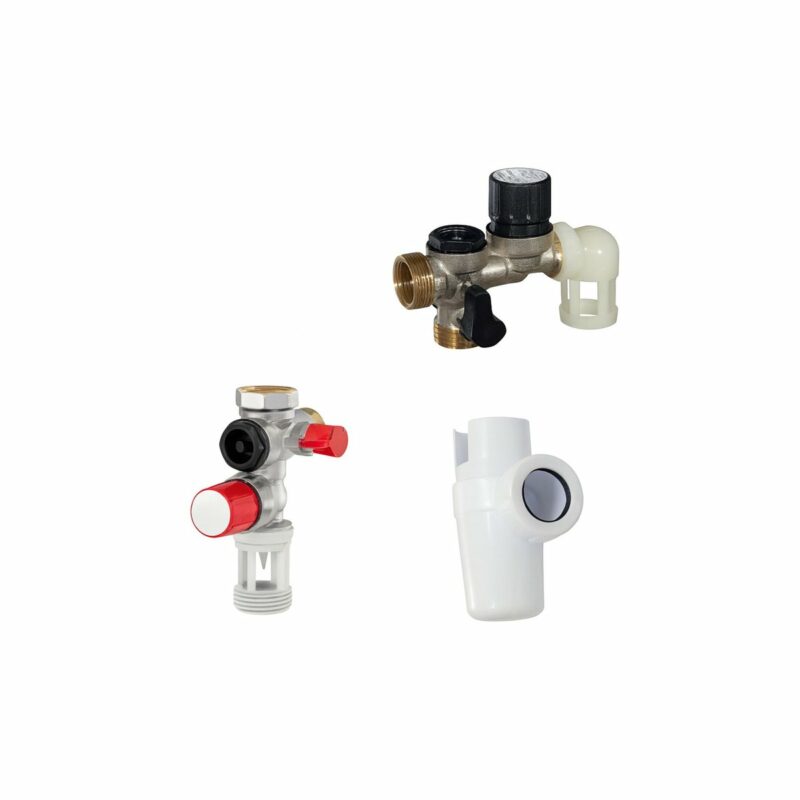 Siphon PVC pour chauffe-eau installation sécurisée