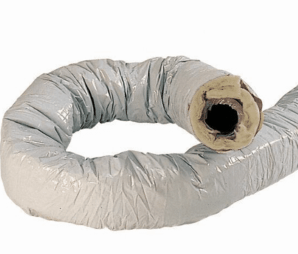 Gaine souple isolée laine pour VMC, isolation thermique et acoustique efficace pour ventilation et climatisation