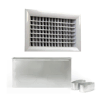 Grille Double Déflexion + Plénum ABS – Ventilation Gainable – Image 2