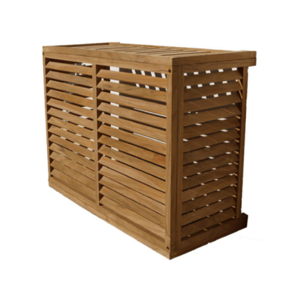 Cache climatisation bois exotique tailles S M L