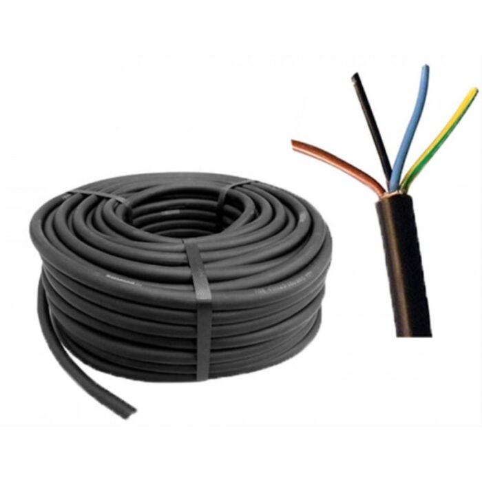 Câble électrique 4 conducteurs 1,5 mm² 50m