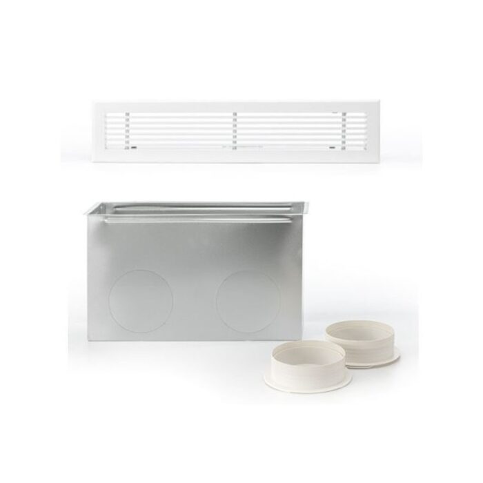 Grilles linéaires avec plénum latéral ou arrière pour climatisation gainable, diffusion d’air efficace et discrète