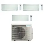 Pack Tri-Split Daikin Stylish 3MXM52A9 15+15+35 Blanc R32