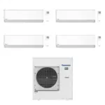 Pack Quadri-Split Panasonic Etherea CU-4Z80TBE 16+16+16+50 Blanc R32