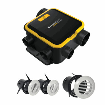 Kit VMC Aldes EasyHOME Autoréglable Compact BIP Réf 11026035