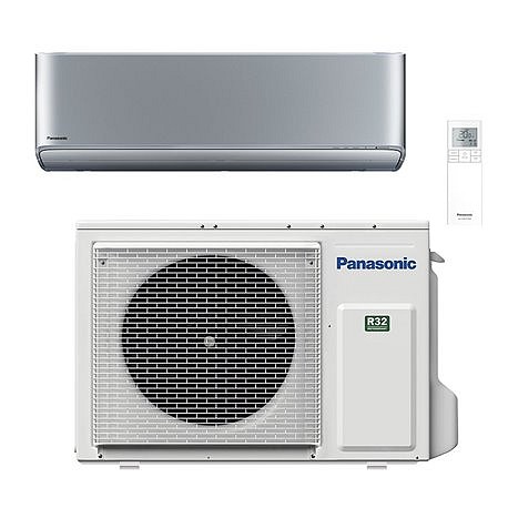 Climatiseur Mural Panasonic Etherea Nanoe™ X Argent Wi-Fi CS-XZ-ZKEW-H + CU-Z-ZKE – 2,0 à 5,0 kW A++ – Image 1