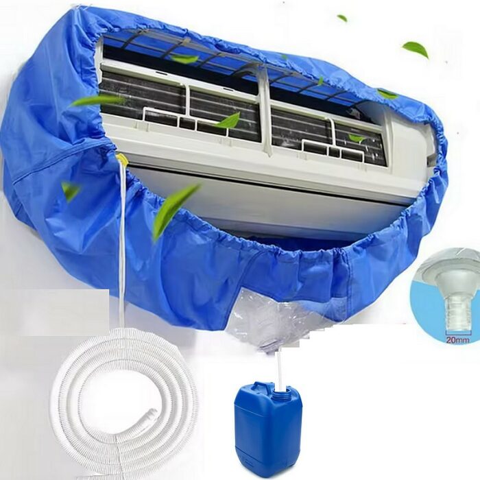 Housse de nettoyage réutilisable Étanche pour Climatiseur – Avec Tuyau d’Évacuation d’Eau – Image 1