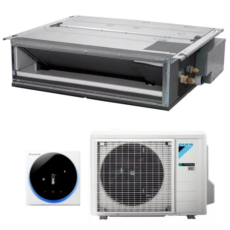 Climatiseur gainable Daikin FDXM25F9 / RXM25R9 – 2,4 kW – Télécommande incluse – Image 1